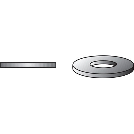 Hillman Flat Washer Uss 3/8" 7270061